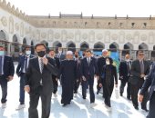 رئيس مجلس الشيوخ الكازاخى يزور الجامع الأزهر.. صور