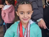 ريلام رامى تحصد ذهبية كأس مصر للجمباز الفنى تحت 8 سنوات.. صور