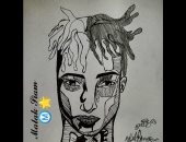 "ملك" تشارك موهبتها فى الرسم برسومات تعبيرية مبدعة