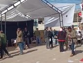 إقبال على نقابة المهندسين ببنى سويف بانتخابات التجديد النصفى.. لايف