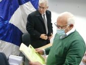 محافظ بورسعيد يدلى بصوته فى انتخابات نقابة المهندسين.. صور