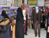 التحول الرقمى.. رقمنة 4900 كتاب بمكتبة مدرسة 6 أكتوبر الثانوية بنات ببورسعيد