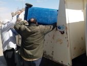 رفع 4 أطنان من المخلفات بشوارع مدينة الحسنة وسط سيناء