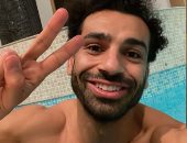 استراحة محارب.. محمد صلاح فى جلسة استشفاء بعد التتويج بكأس كاراباو