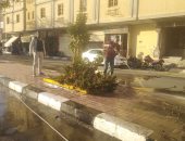 مدينة الأقصر تنفذ حملات نظافة وترميم للأرصفة وترفع أطنانا من التراكمات