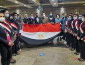ننشر صور وصول الطلاب المصريين القادمين من أوكرانيا إلى مطار القاهرة