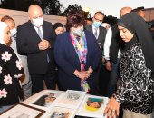 وزيرة الثقافة ومحافظ قنا يفتتحان النسخة الرابعة من معرض الكتاب.. لايف وصور