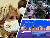 العالم هذا المساء.. اتفاق روسى أوكرانى على إقامة ممرات إنسانية لإجلاء المدنيين من مناطق القتال.. عرض نادى تشيلس الإنجليزى للبيع.. وجيل بايدن تطرز فستانها بزهرة عباد الشمس لدعم أوكرانيا.. صور