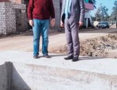 محافظ الشرقية يتفقد أعمال إنشاء نفق المشاة أسفل السكة الحديد بأبو كبير