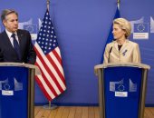 بلينكن يلتقى رئيسة المفوضية الأوروبية ويؤكدان دعمهما لسيادة أوكرانيا.. صور