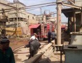 السيطرة على حريق نشب بمخزن إحدى الشركات بالغربية