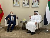 وزير الإنتاج الحربي يتفقد جناح الإمارات بمعرض الدفاع ويلتقي وزير الصناعة السعودي