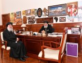 البابا تواضروس الثانى يستقبل أسقف إيبارشية دمياط وكفر الشيخ
