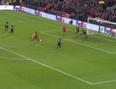 ليفربول ضد إنتر ميلان.. القائم يمنع هدفا لـ محمد صلاح فى الدقيقة 52 "فيديو"
