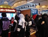 جامعة القاهرة تشارك بفعاليات الملتقى الدولى للجامعات والمنح والتدريب.. صور