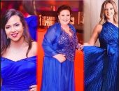 بفستان أزرق .. صورة تكشف التشابه بين دنيا وإيمي والراحلة دلال عبد العزيز