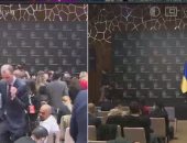 مؤتمران صحفيان منفصلان لوزيرا خارجية روسيا وأوكرانيا 
