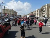 بمشاركة 300 سيدة.. "رياضة بورسعيد" تنظم ماراثون المشي احتفالا بيوم المرأة.. صور