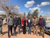 جولات تفقدية لرشا كليب نائبة التنسيقية لقرى كوم القناطر وجواد حسنى بالبحيرة