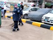حى ثان المحلة ينفذ حملة نظافة وتجميل بشوارع المدينة