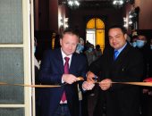 مدير البيت الثقافى الروسى بالإسكندرية يفتتح معرض تراث رشيد