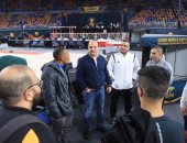 ورش عمل بالصالة المغطاة استعدادًا لبطولة العالم للجمباز.. صور 