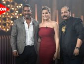 شاهد كواليس حلقة عائشة بن أحمد ومحمد ثروت فى "سهرانين" .. صور