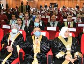 محافظ الفيوم يشهد احتفالية الجامعة بعيد العلم الرابع عشر