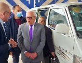 محافظ بورسعيد يتفقد معرض "إحلال سيارات الركاب" ويوجه بمنع الإشغالات.. صور