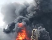 كواليس جهود السيطرة على حريق مصنع تنر وبويات فى أبو رواش بكرداسة.. فيديو