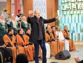 منى الشاذلى تحتفل بليلة النصف من شعبان بدمج آلة السمسمية مع آلات السماع والإنشاد الديني