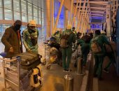 بعثة القطن الكاميروني تصل القاهرة وتتوجه إلى برج العرب استعدادا لـ المصرى