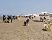تزامنا مع الطقس المعتدل.. عودة الزحام لشواطئ محافظة بورسعيد.. فيديو