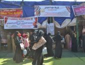 إقبال كبير من المواطنين على معرض "أهلا رمضان" بإسنا بالأقصر 