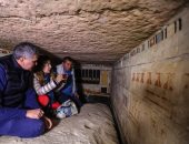 سحر الحضارة المصرية القديمة داخل مقابر سقارة المكتشفة حديثا