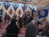 كيلو السكر بـ10 والمكرونة بـ11 واللحمة بـ90 جنيها بمعرض أهلا رمضان بالمنوفية