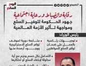 جهود الحكومة لتوفير السلع ومواجهة تأثير الأزمة العالمية.. إنفوجراف