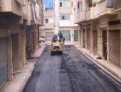 محافظ الإسكندرية: تنفيذ 98% من أعمال الرصف بمنطقة الحضرة الجديدة