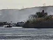 السيطرة على حريق فى منطقة الزراعات بجزيرة إيزيس بأسوان دون إصابات.. فيديو وصور