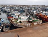 توقف حركة الملاحة البحرية فى كفر الشيخ بسبب سوء الأحوال الجوية