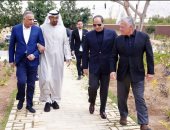 صورة جديدة من لقاء الرئيس السيسى والعاهل الأردنى وبن زايد والكاظمى فى العقبة