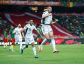 منتخب الجزائر يتقدم بهدف بن سبعينى ضد تنزانيا فى تصفيات أمم أفريقيا