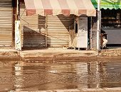 أمطار نوة "الشمس" تغرق شوارع حى الزهور ببورسعيد.. صور