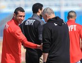 رامى ربيعة يظهر فى مران المنتخب قبل السفر إلى السنغال.. صور