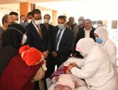 محافظ الفيوم يتفقد أعمال الحملة القومية للتطعيم ضد مرض شلل الأطفال