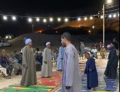 مدح النبى يُشعل حماس أهالى الأقصر بمولد أبو القمصان.. فيديو