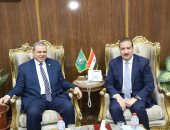 محافظ المنوفية يستقبل وزير القوى العاملة فى بداية جولته بالمحافظة
