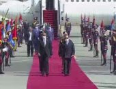 الرئيس السيسى يستقبل الفريق عبدالفتاح البرهان فى مطار القاهرة