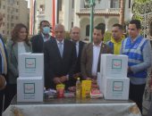 محافظ الجيزة يدشن مبادرة لتوزيع 60 ألف كرتونة رمضانية على الأسر الأولى بالرعاية