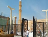 قارئ يبدع فى تصوير أعمال تطوير مسجد وساحة الحسين.. صور